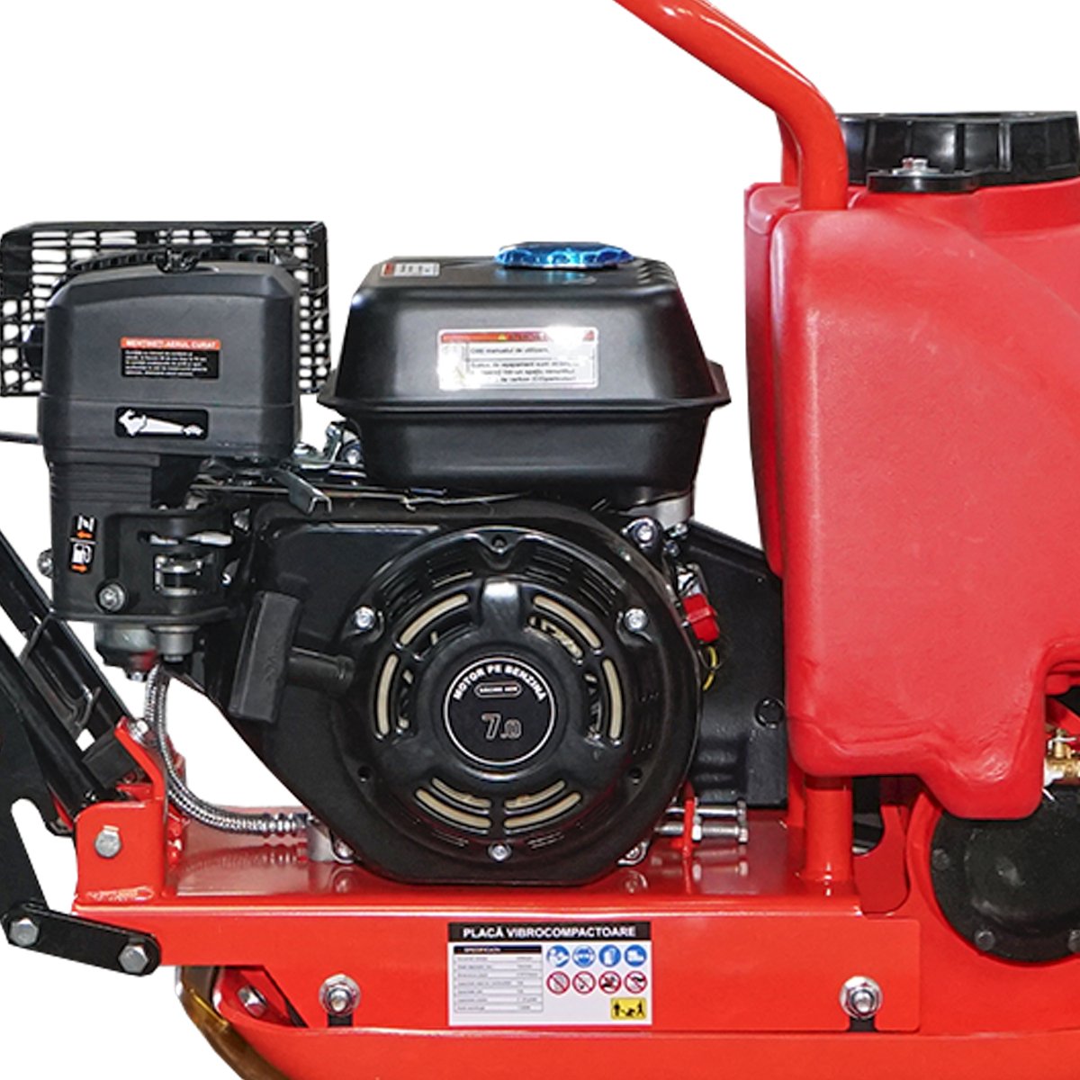 Placa compactoare C60 cu suprafata de lucru 510x370mm, motor standard euro 5, 196CC/7CP, 5900 rot/min 58Kg cu rezervor apa Breckner Germany